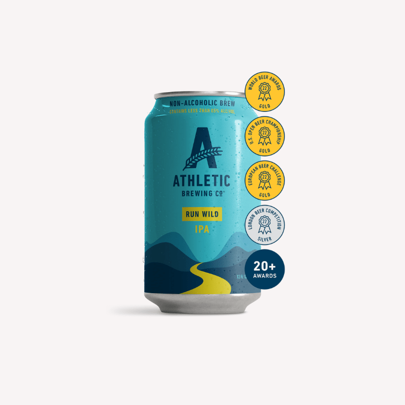 Athletic Brewing NonAlcoholic Beer Run Wild IPA Supwell